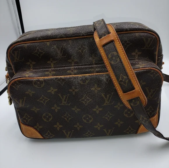 Louis Vuitton Nile Shoulder Bag M45244 Monogram Brown #BS2218